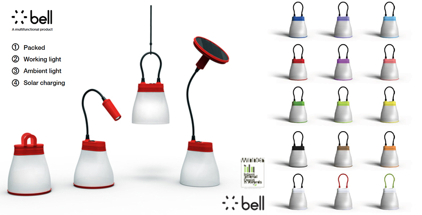 3. pris i IDA, International Design Award til Norsk solcellelampe